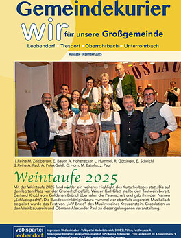 Gemeindekurier Dezember 2025
